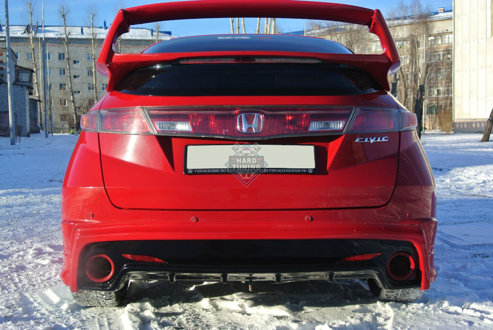 Фото 46 — Спойлер Honda Civic